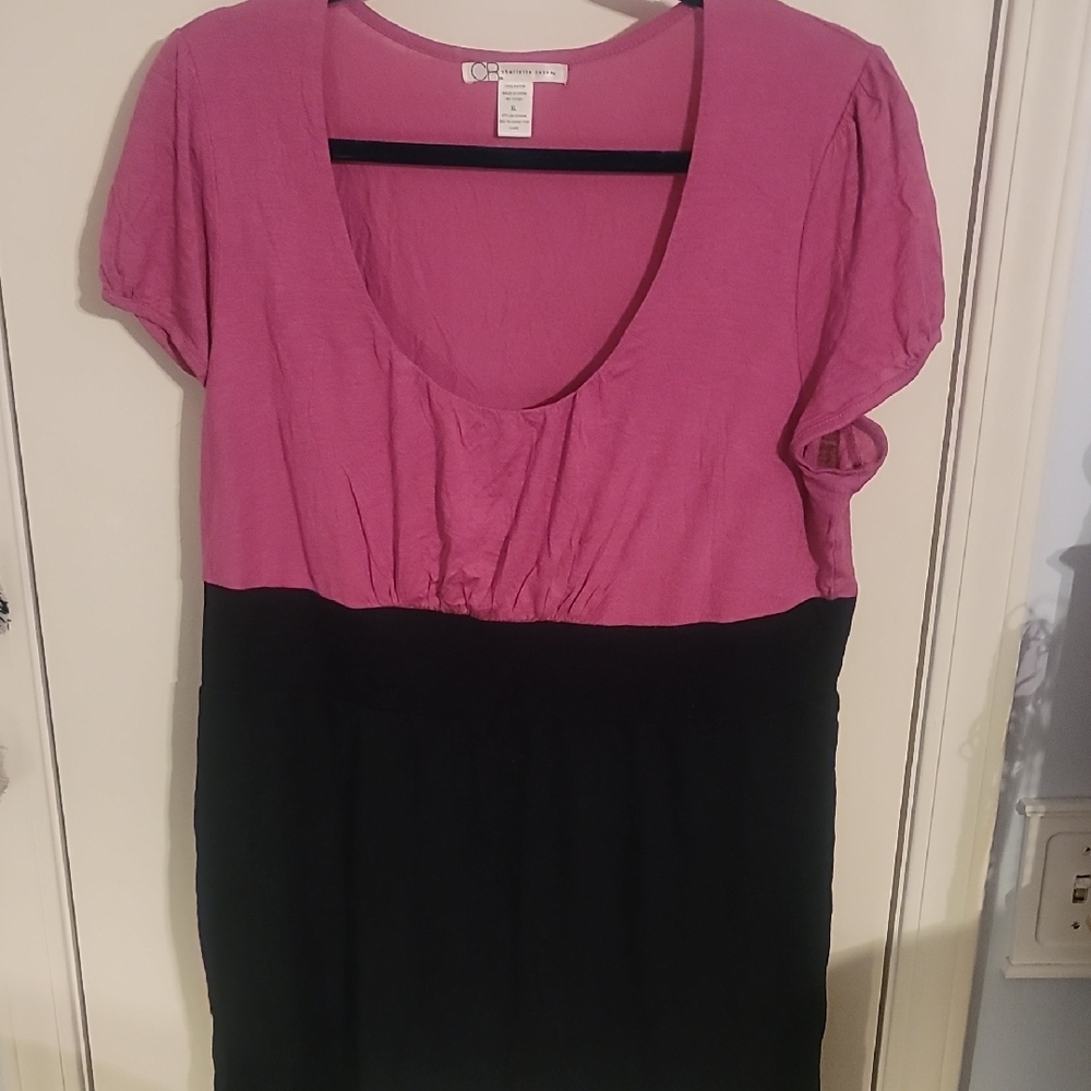 Charlotte Russe Pink and Black Top